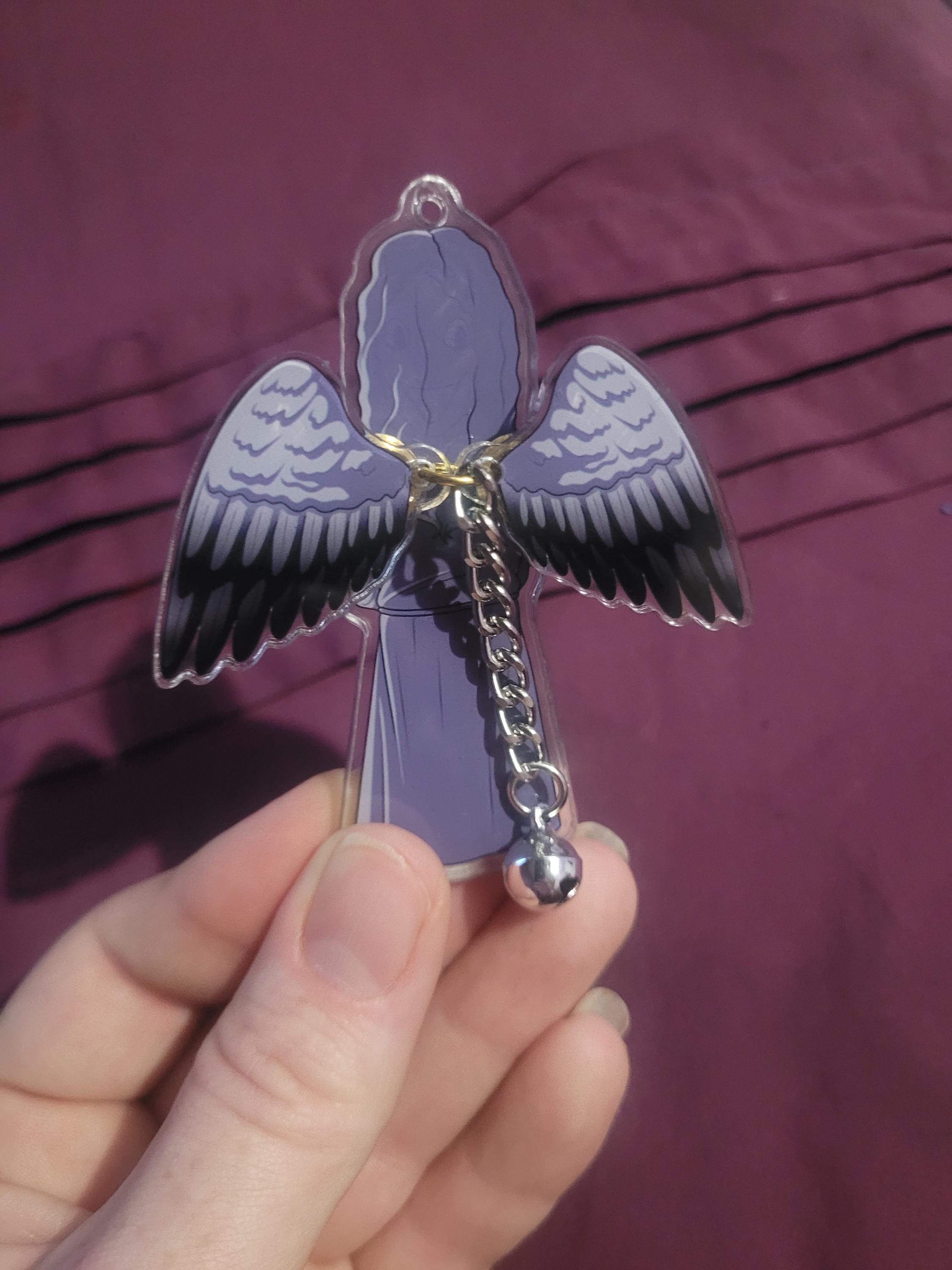 PREORDER- Mandela Catalogue, False Gabriel Acrylic Wing Charm - Etsy