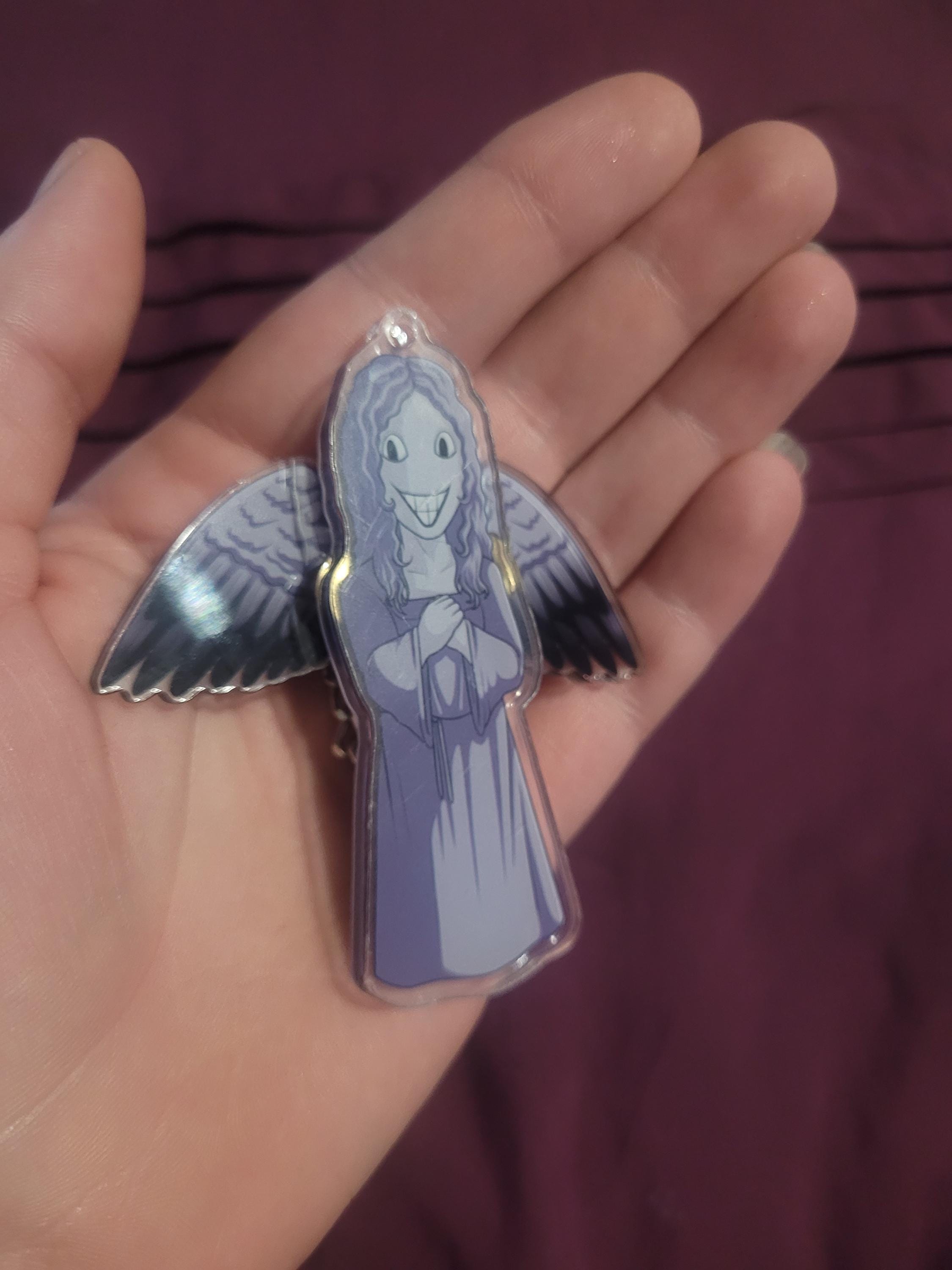 PREORDER- Mandela Catalogue, False Gabriel Acrylic Wing Charm - Etsy