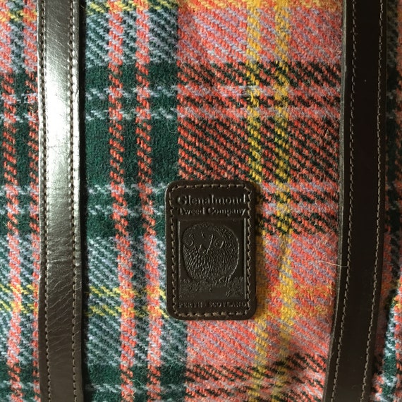 Plaid Vintage Glenalmond Tweed Company Shoulder B… - image 8