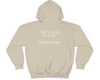 NF inspired #NOEXCUSES Heavy blend Unisex hooded sweatshirt
