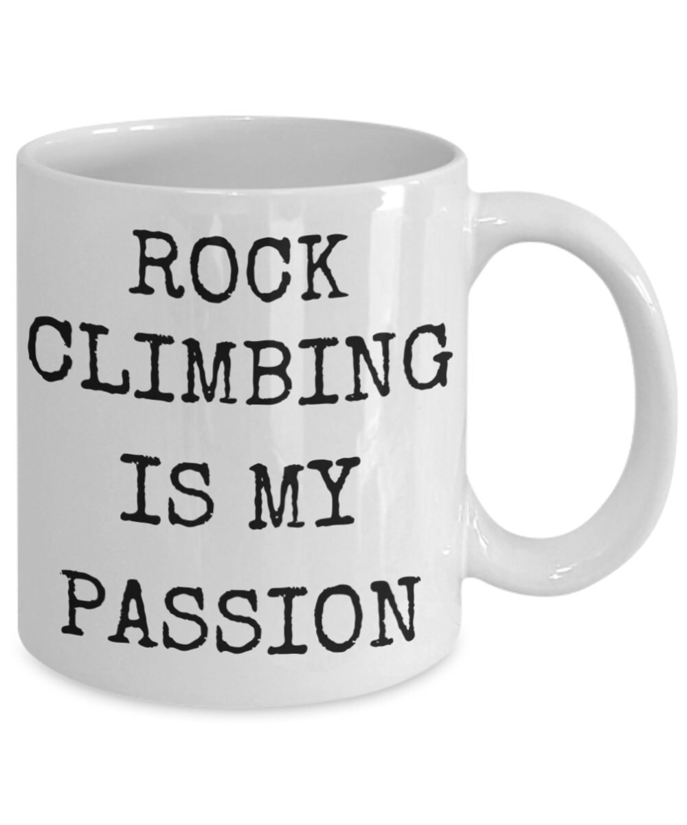 Rock climbing mug gift passion birthday coffee cup Etsy