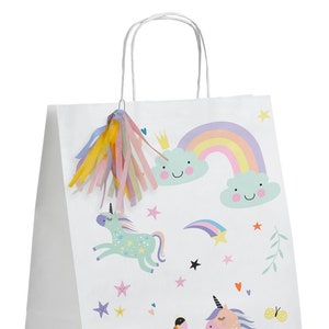 Tüte *Einhorn Regenbogen* Mitgebseltüte Tüte Kindergeburtstag Partytüte  Tüte für Gastgeschenk  Geschenk Partygäste
