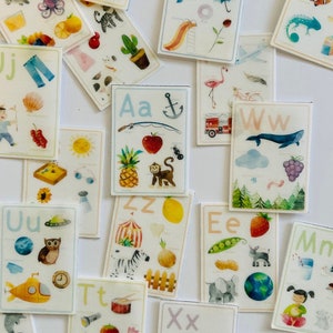 Cupcake comestible / muffin topper / décoration de gâteau inscription scolaire ABC Schütze 20 pièces DIE-CUT en papier comestible ou fondant