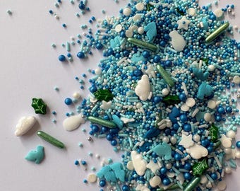 Edible sprinkle mix / sugar sprinkles * Noah's Ark * for decorating muffins, cupcakes, cakes, tortes, confirmations, communions, baptisms
