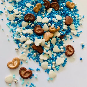 Edible decoration / sprinkle mix Oktoberfest / Bavaria / Austria / sugar sprinkles / for decorating muffins, cupcakes, cakes, tortes and cookies