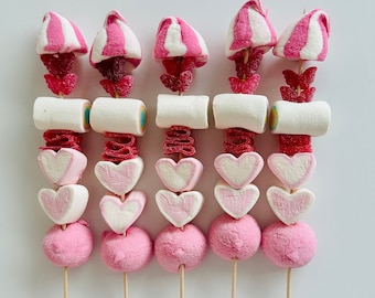 Süsser Spiess * Valentinstag*/ Cake Topper /Mitgebsel / Mitgebsel / Kindergeburtstag / Gastgeschek / Candy stick /Kebob stick / Kebab stick