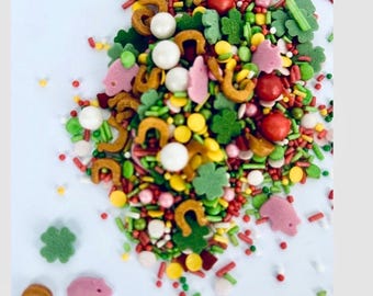 Edible sprinkles from 40g / Sprinkle mix / Farm-themed birthday / Easter / Decoration of muffins, cupcakes, cookies, cakes, tarts / Carrot