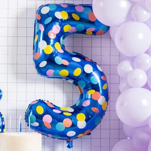 1XXL foil balloon number age 86 cm birthday decoration party birthday party birthday decoration / numbers from 0-9 available