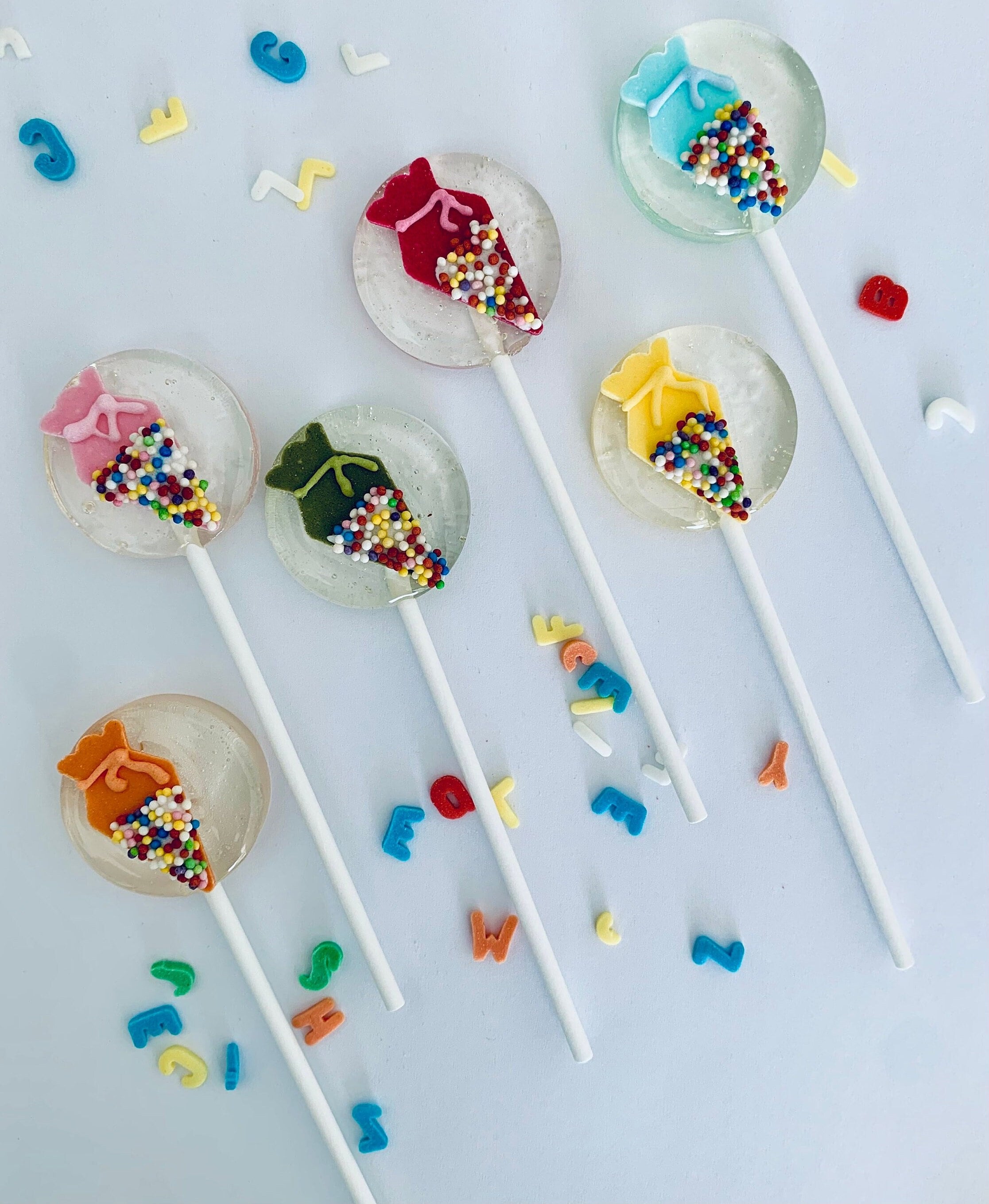 Lollipop *School cone for school enrollment* - Cupcake muffin topper / cake decoration / party favor / school cone gift / guest gift for school enrollment