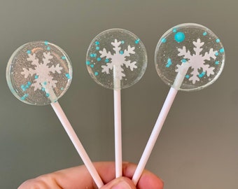 Lolli Eiskönigin / Frozen/ Schneeflocke Anna und Elsa Geburtstag / essbare Cupcake Topper / Muffin Stecker /Cake Topper Tortendeko Mitgebsel