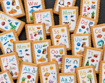 First day of school - pack of 18 cupcake muffin topper pre-cut Made of wafer paper or Fondant