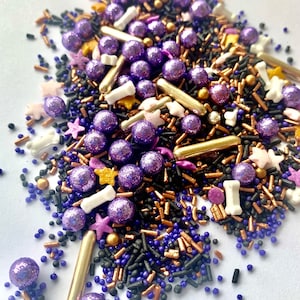 Edible decoration *Halloween Glamour* sprinkle mix sugar sprinkles sprinkle decoration baking decoration Halloween party birthday decoration cake decoration sprinkles bones