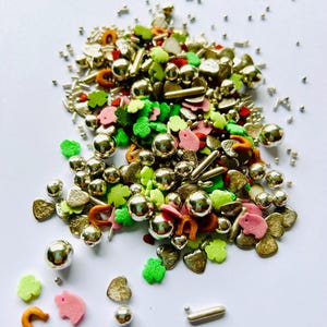 食べられるデコレーションステューゼルミックス＊福子＊お正月大晦日＊スプリンクルミックス/シュガースプリンクル/ケーキデコレーション/カップケーキデコレーションファンシースプリンクル/アイスクリームデコレーション