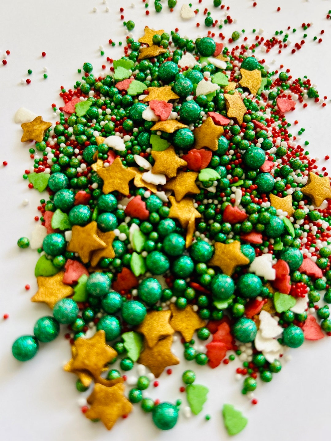 Décoration comestible / Noël / mélange à saupoudrer / pépites Etsy France