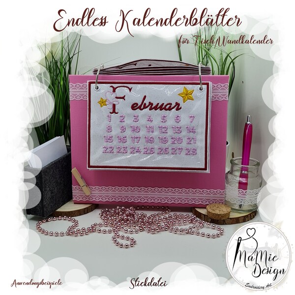 Diy Desk Calendar Etsy