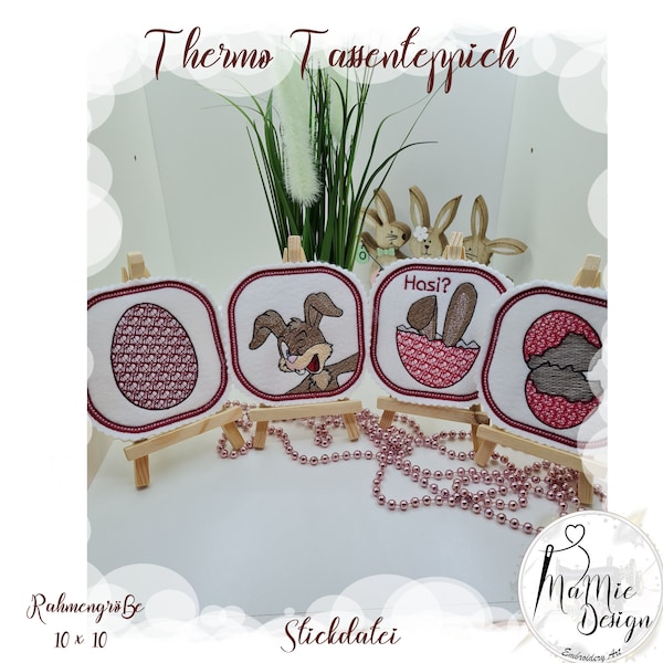 ITH "Thermo cup rugs "Hasi" 4 different motifs
