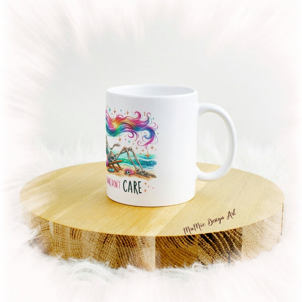 Kaffee/Teetasse »Skelett-Summer-Hair«