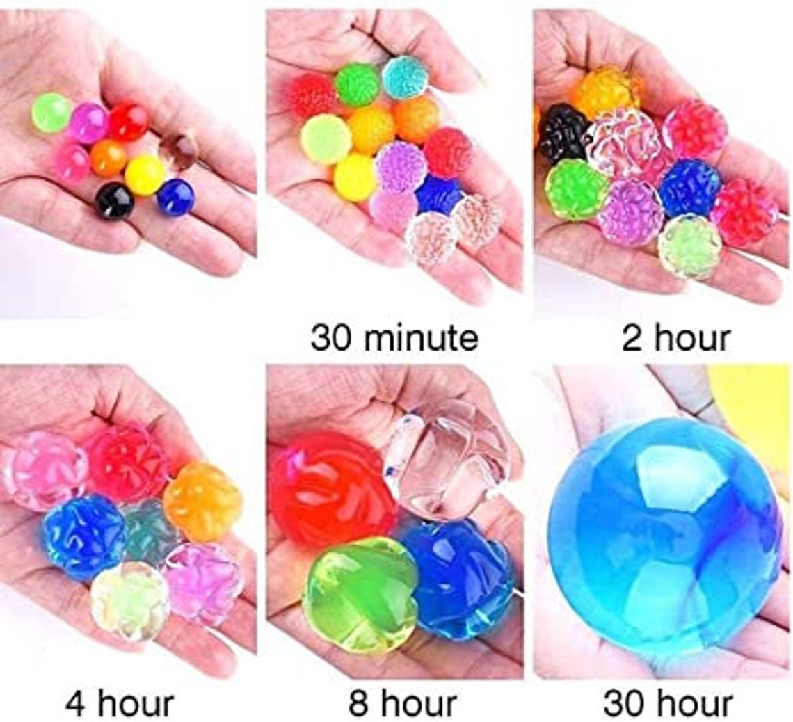 Large Water Gel Beads 3.5 Ounces 100pcs Giant Water Jelly Etsy