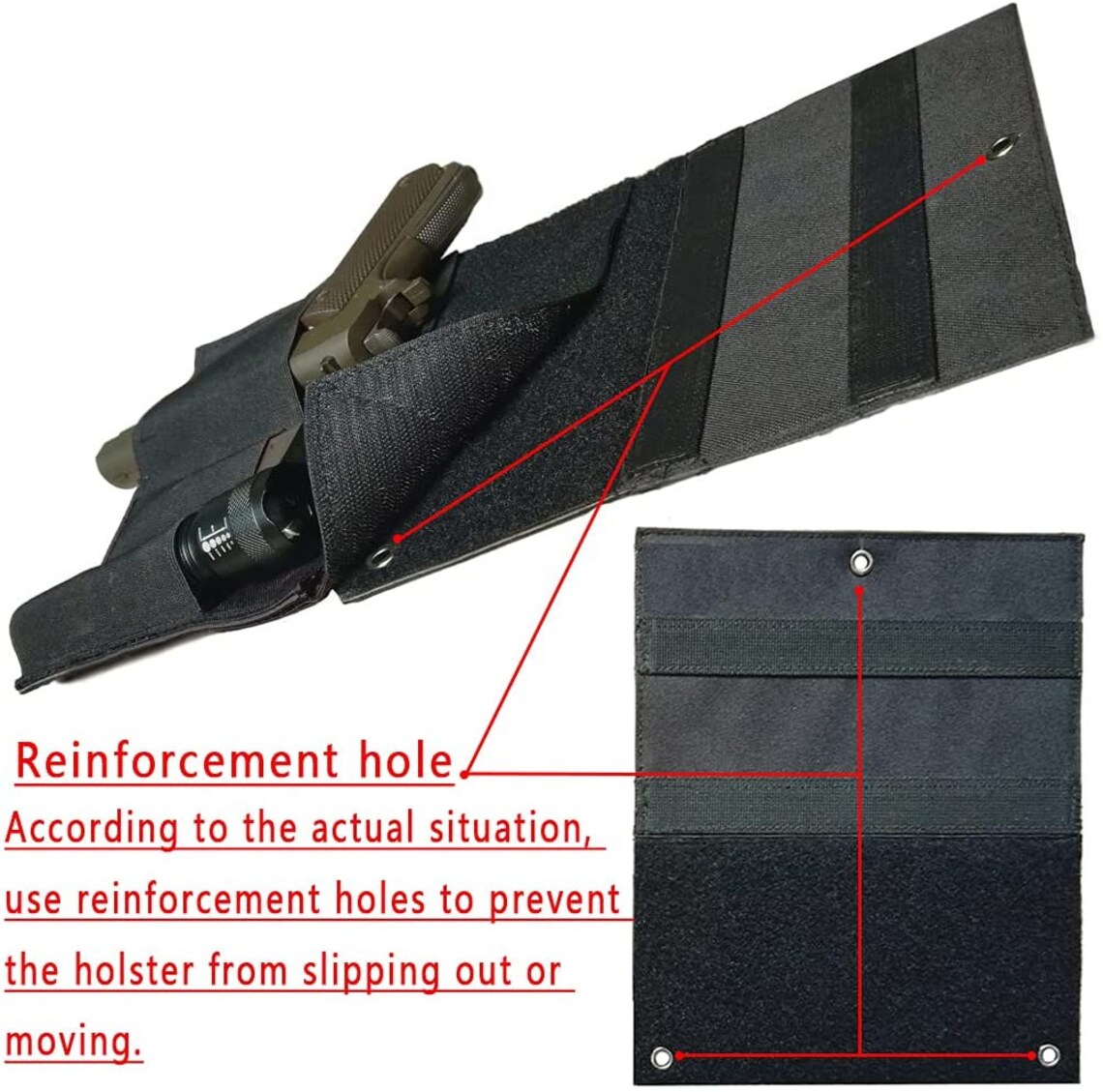 Adjustable Gun Holsters Tactical Bed Pistol Holster Black Etsy