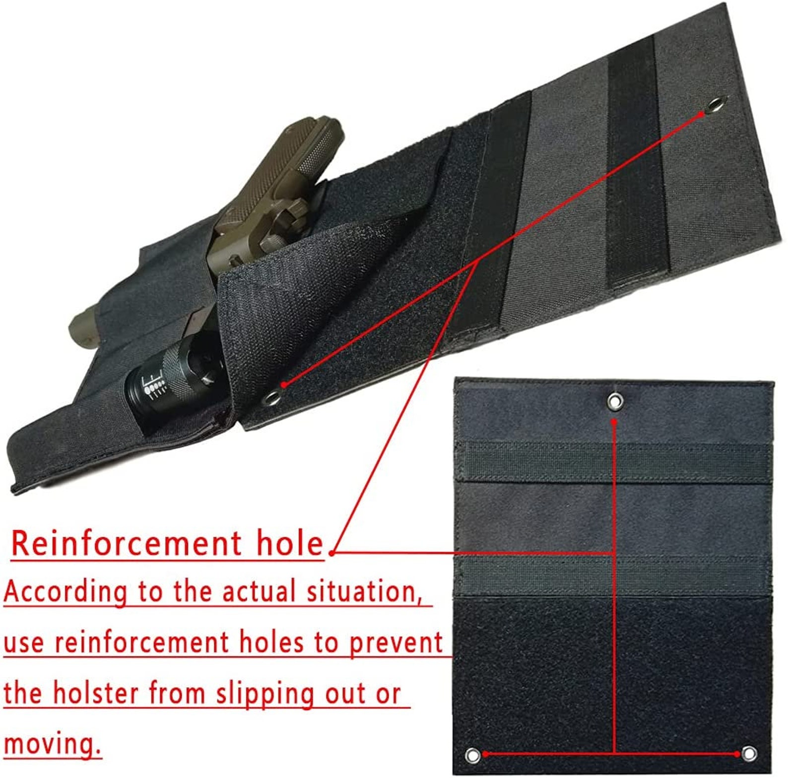 Adjustable Gun Holsters Tactical Bed Pistol Holster Black Etsy