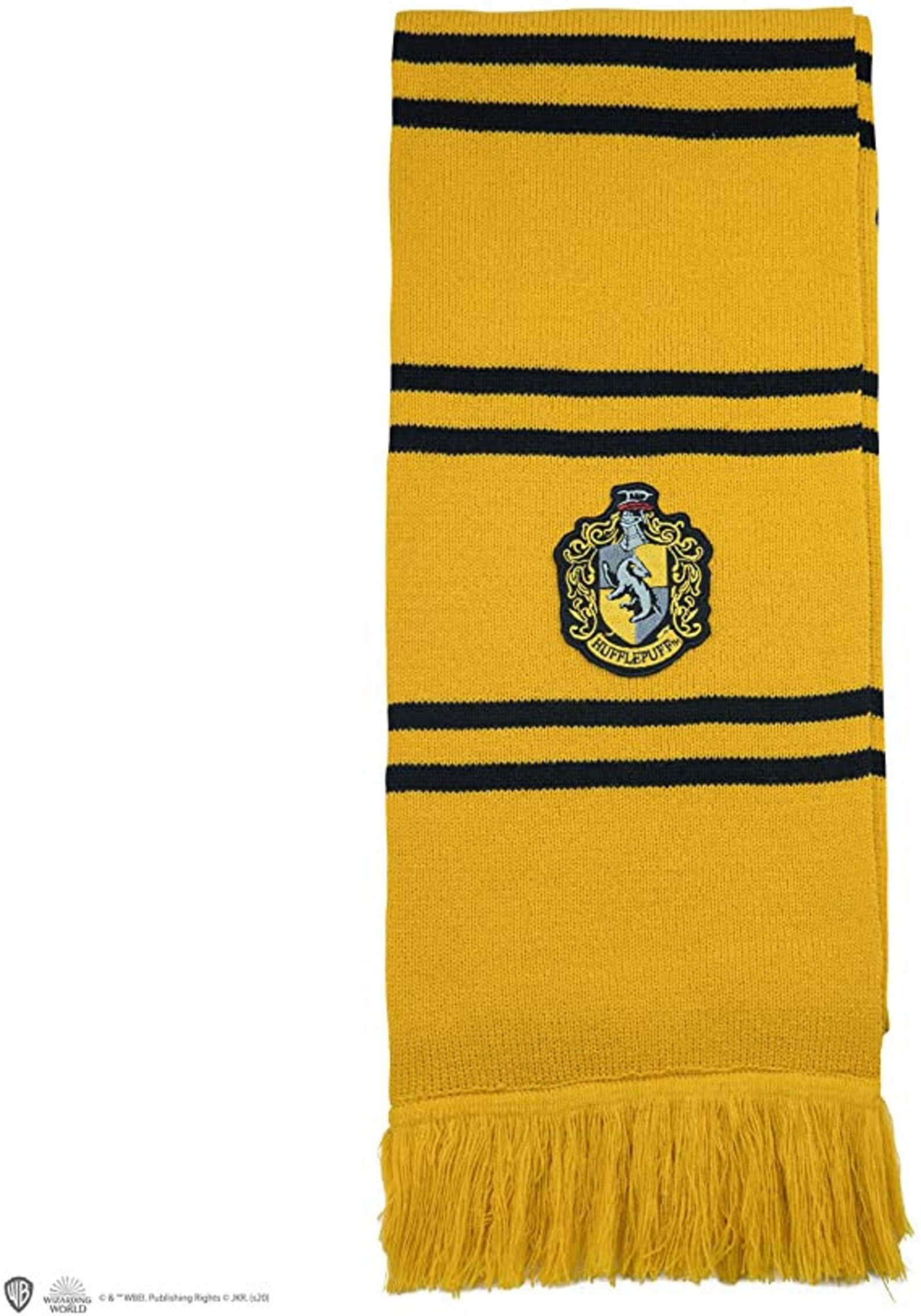 Harry Potter Hufflepuff Scarf Ultra Soft Knitted Fabric Etsy