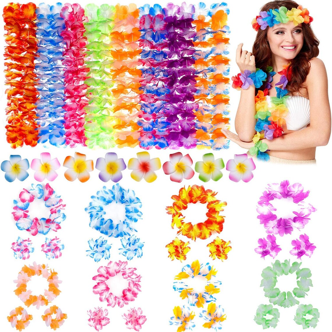 Tropical Hawaiian Party Hawaiian Luau Party Supplies Set Etsy