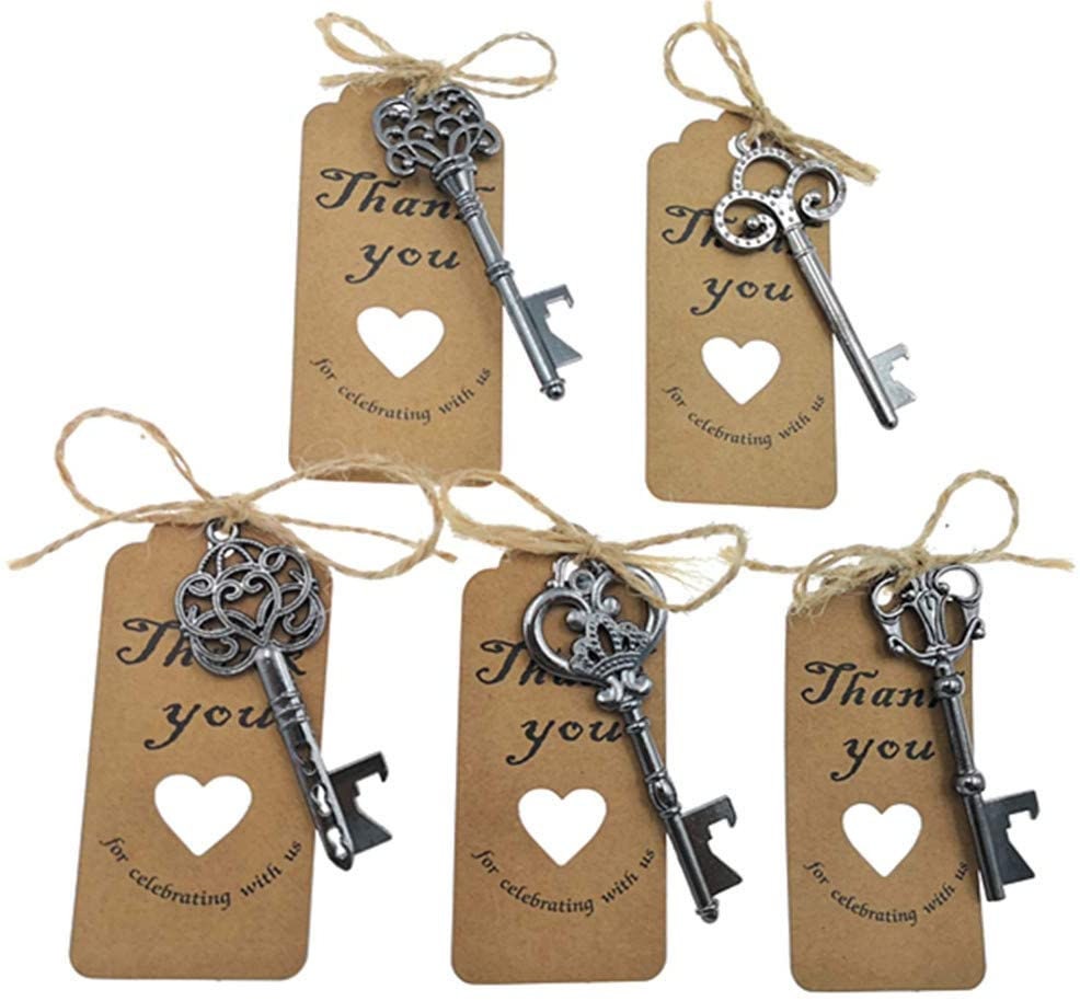 50pcs Skeleton Key Bottle Opener Wedding Party Favor Etsy