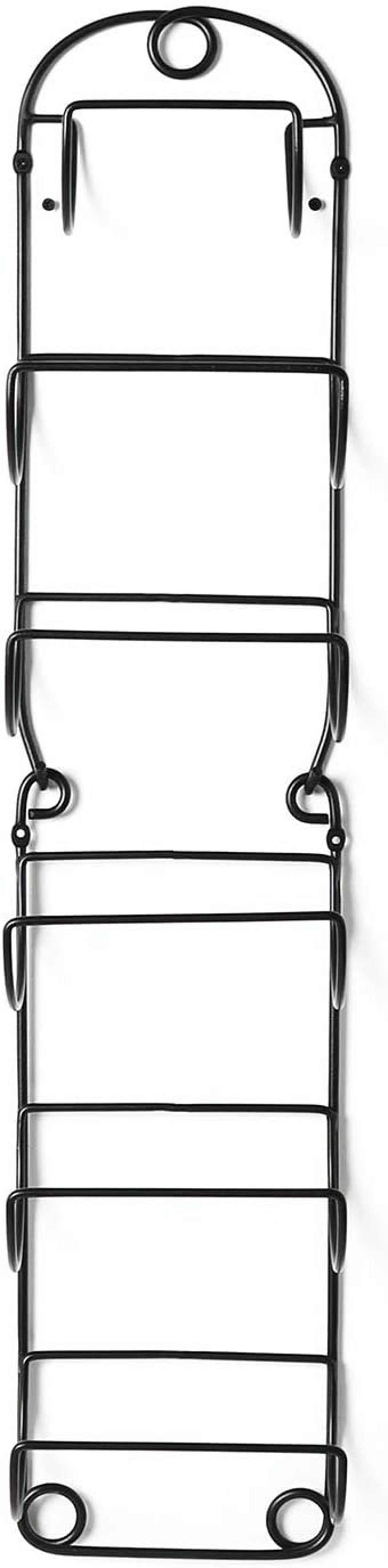 6 Levels Black Towel Rack Metal Wire Towel Storage Holder Etsy