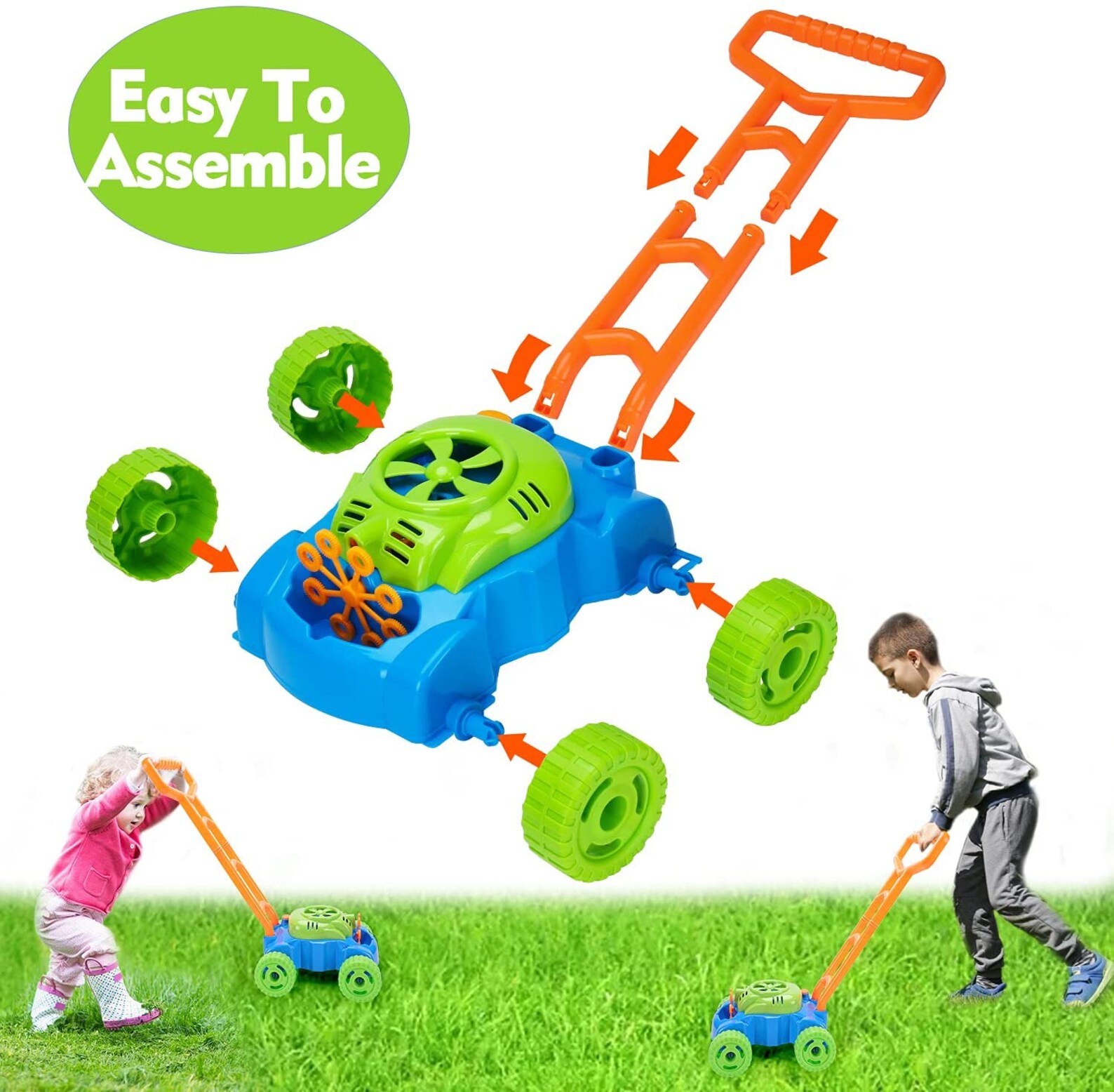 8 pcs Toddler Bubble Machine Lawn Mower Pretend Mower Bubble | Etsy