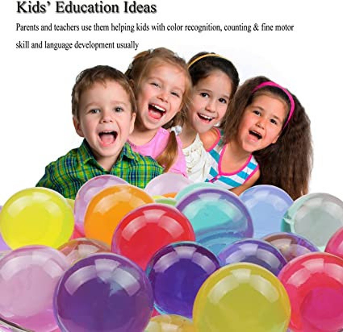 Large Water Gel Beads 3.5 Ounces 100pcs Giant Water Jelly Etsy