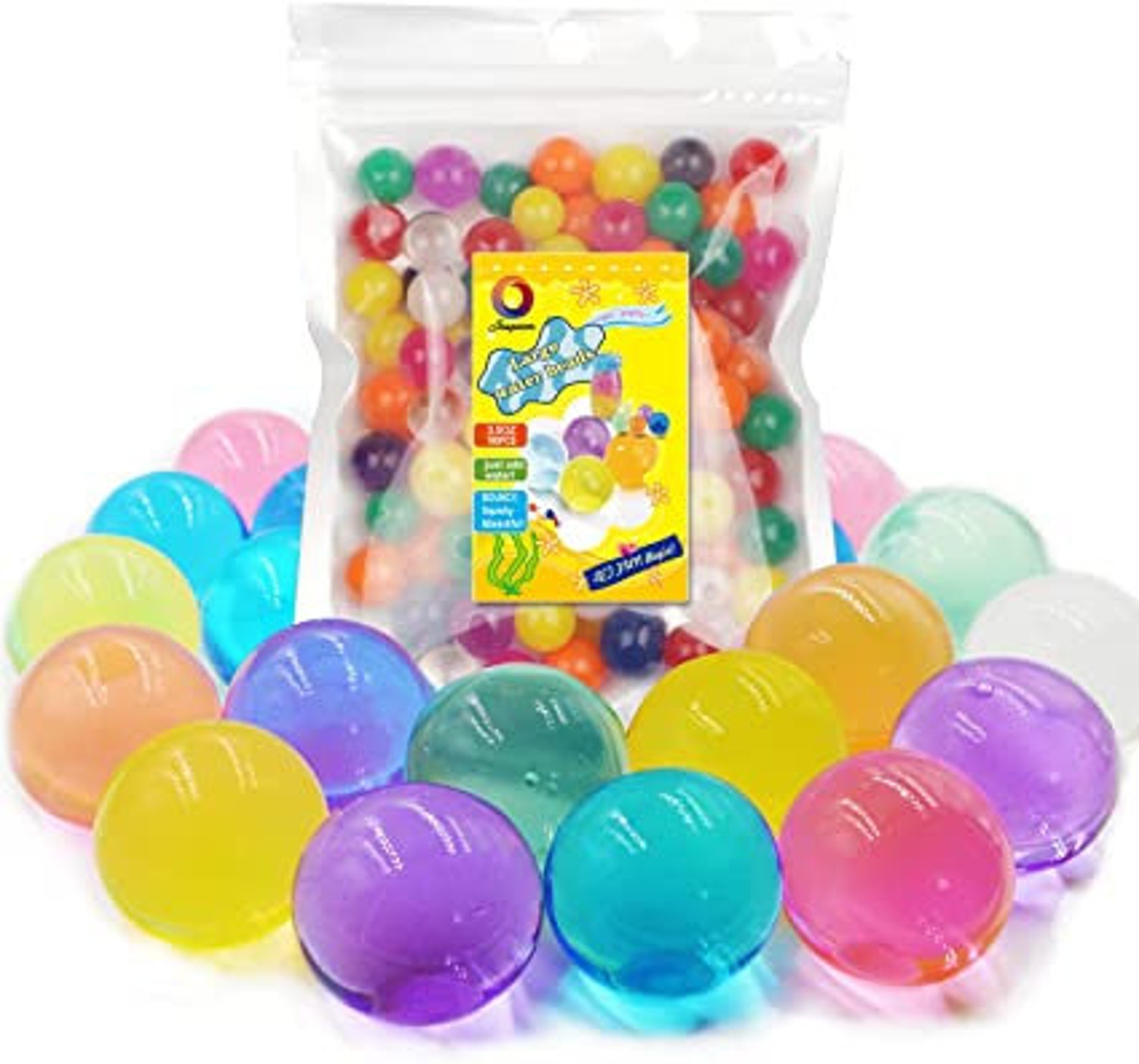 Large Water Gel Beads 3.5 Ounces 100pcs Giant Water Jelly Etsy