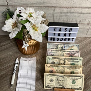 Kontantfyllningsbricka 5-sektioner Finansiell planering Baby Steps Dave Ramsey bild 5