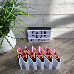 Kontantfyllningsbricka 5-sektioner Finansiell planering Baby Steps Dave Ramsey bild 6
