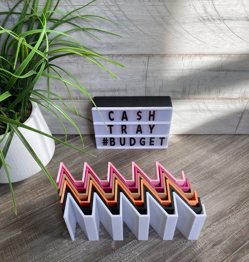 Kontantfyllningsbricka 5-sektioner Finansiell planering Baby Steps Dave Ramsey bild 6