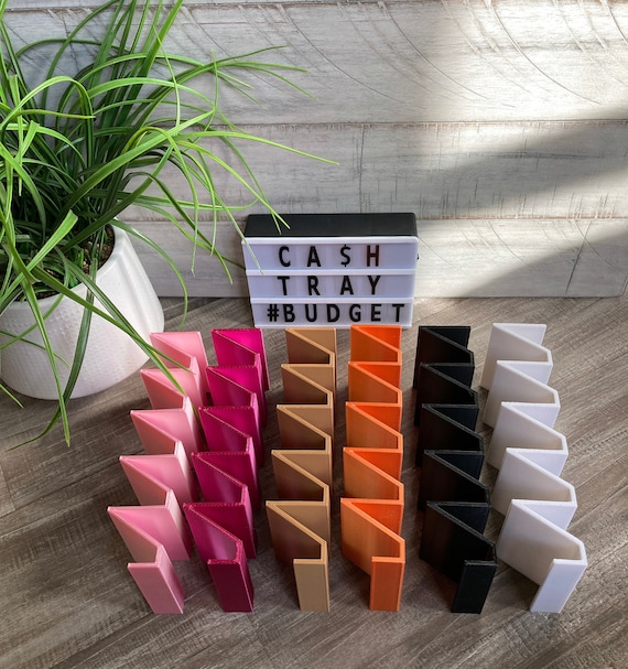 Multi Purpose 5 Section Tray Cash Tray Financial Planning Etsy