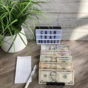 Kontantfyllningsbricka 5-sektioner Finansiell planering Baby Steps Dave Ramsey bild 2