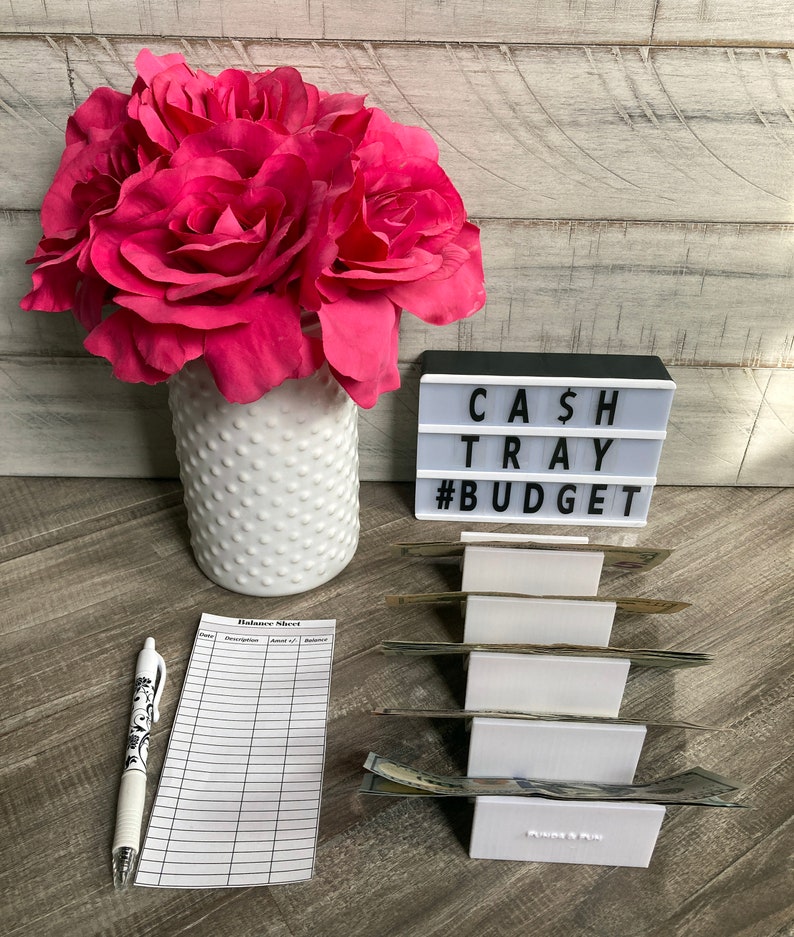 Kontantfyllningsbricka 5-sektioner Finansiell planering Baby Steps Dave Ramsey bild 8