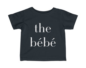 The Bébé - T-shirt pour bébé inspiré de Schitt's Creek | 10 couleurs | Tailles 6M-24M