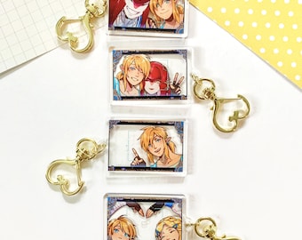 BOTW acrylic selfie charms | Legend of Zelda Link/Zelda/Sidon/Mipha 2 inch charm