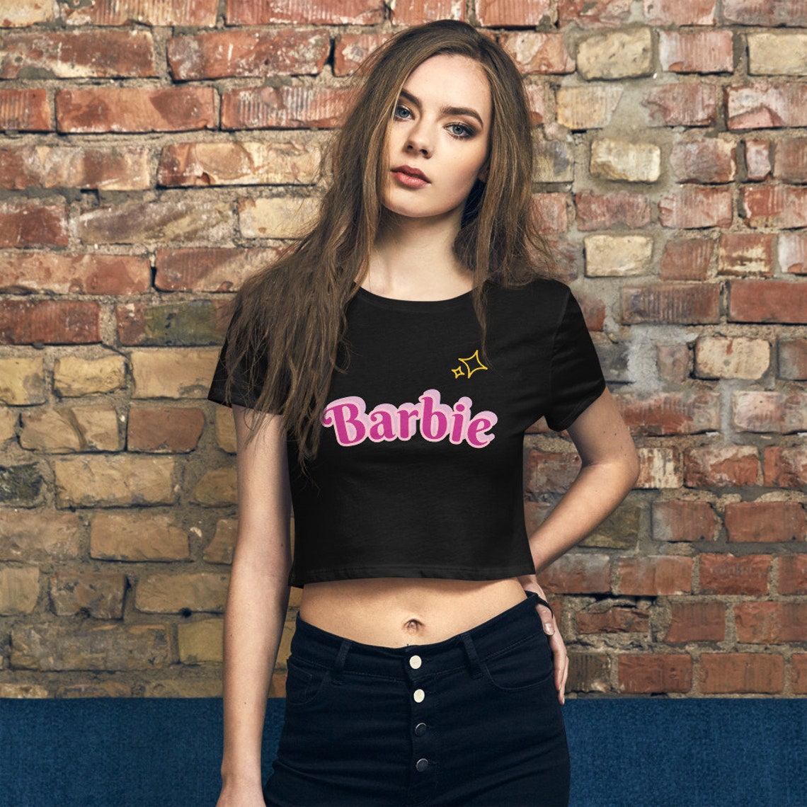 Barbie T-Shirt Barbie Shirt Barbie Crop Top Barbie Clothes | Etsy