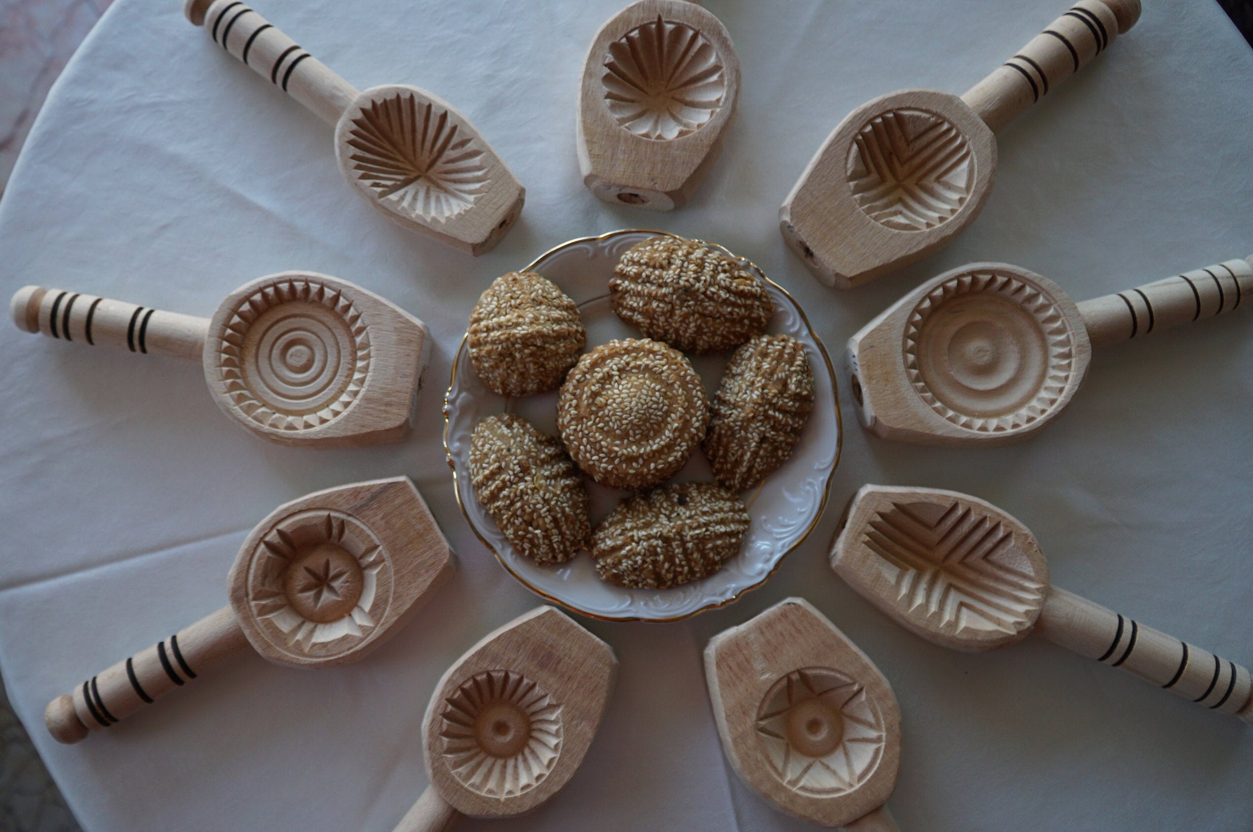 Wooden cookie mold Etsy