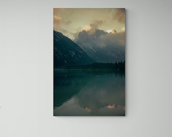 Rocky Mountain National Park Print, Mountain Sunrise Digital Print, Paisaje minimalista Mountain Scape Print, Splash Mountain Print, Arte