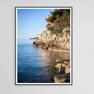House on the rock near the ocean, ocean art, sea wall art, ocean photography, sea photo, landscape photo, nature view, wall art, photo art