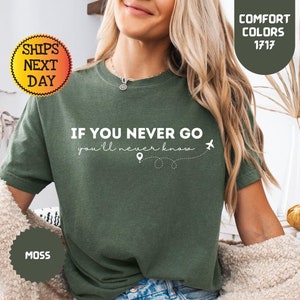 Comfort Colors Adventure Shirt: Travel Lover Tee