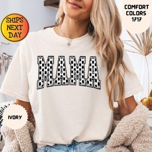 Comfort Colors Soccer Mama Shirt: Sport Mom Tee