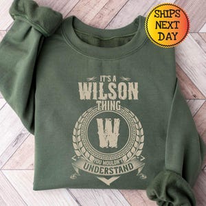 Custom Name Personalization Sweatshirt, It&#39;s A Your Name Thing You Wouldn&#39;t Understand Hoodie, Custom Gift for Men, Gift for Him