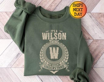 Custom Name Personalization Sweatshirt, It&#39;s A Your Name Thing You Wouldn&#39;t Understand Hoodie, Custom Gift for Men, Gift for Him