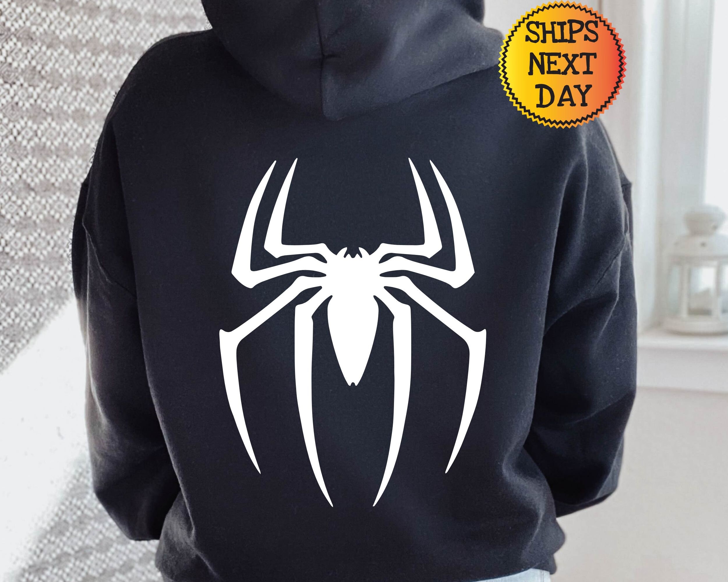 White spiderman hoodie shop