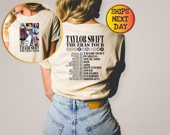 Tweezijdig The Eras Tour Concert Shirt, Taylor Swift Shirt, Ts Merch T-shirt, Swiftie Tour Tee, Eras Tour Concert Sweatshirt, Taylor Fan Gift