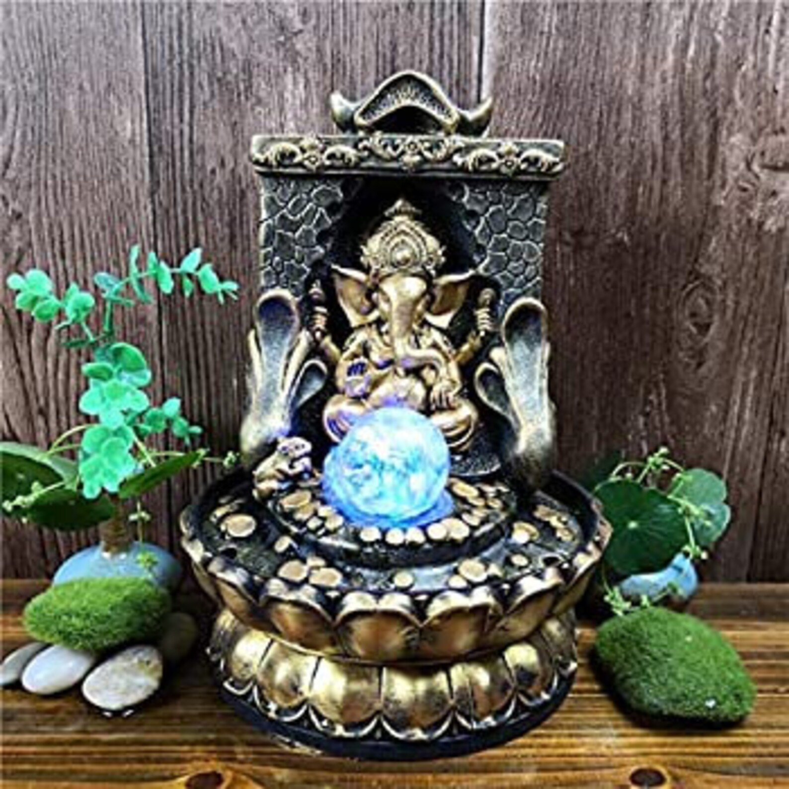 Zen Meditation Indoor Waterfall Feature with Illuminated Etsy